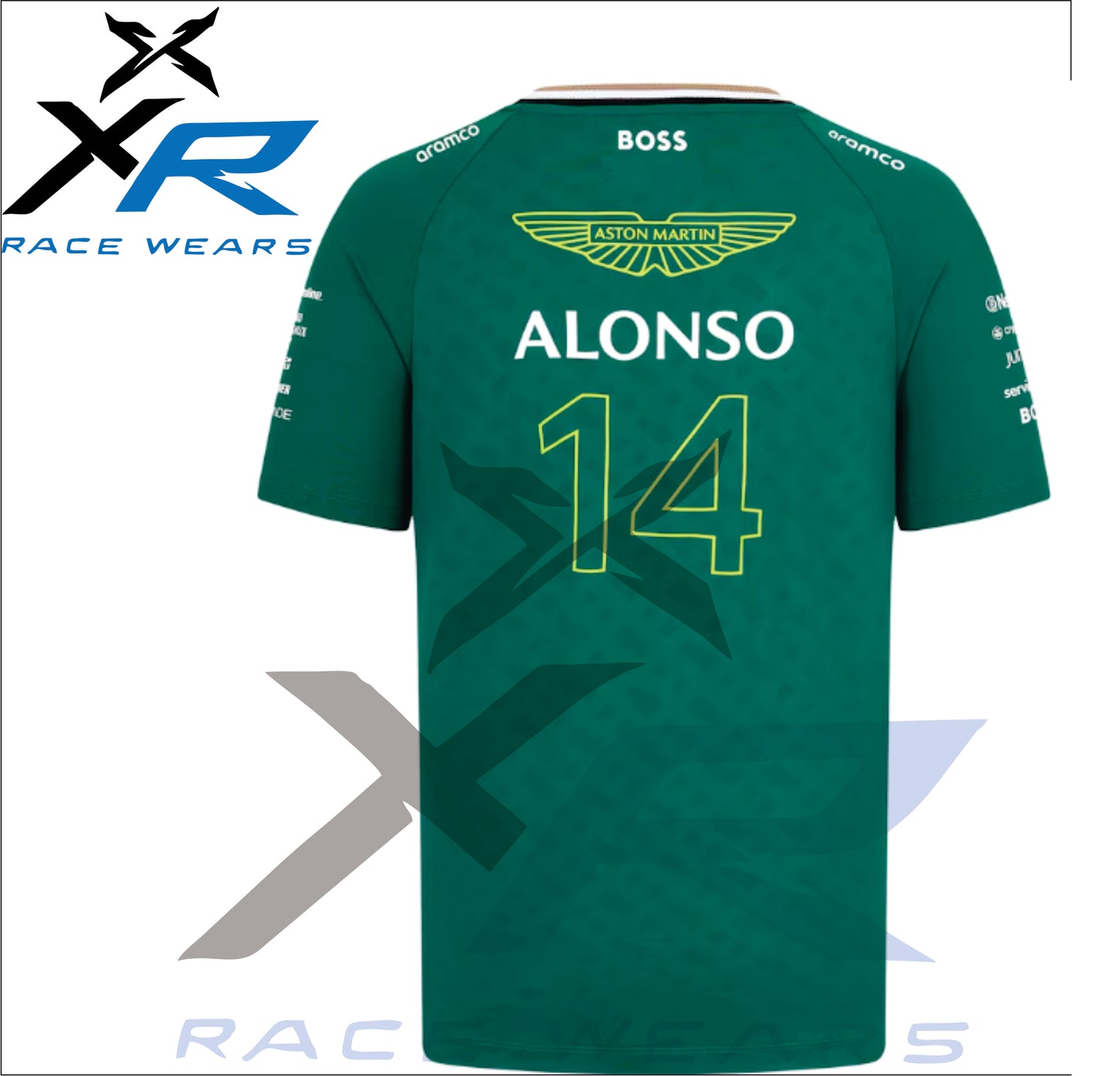 Aston Martin Aramco F1 2024 Fernando Alonso Team Driver T-Shirt