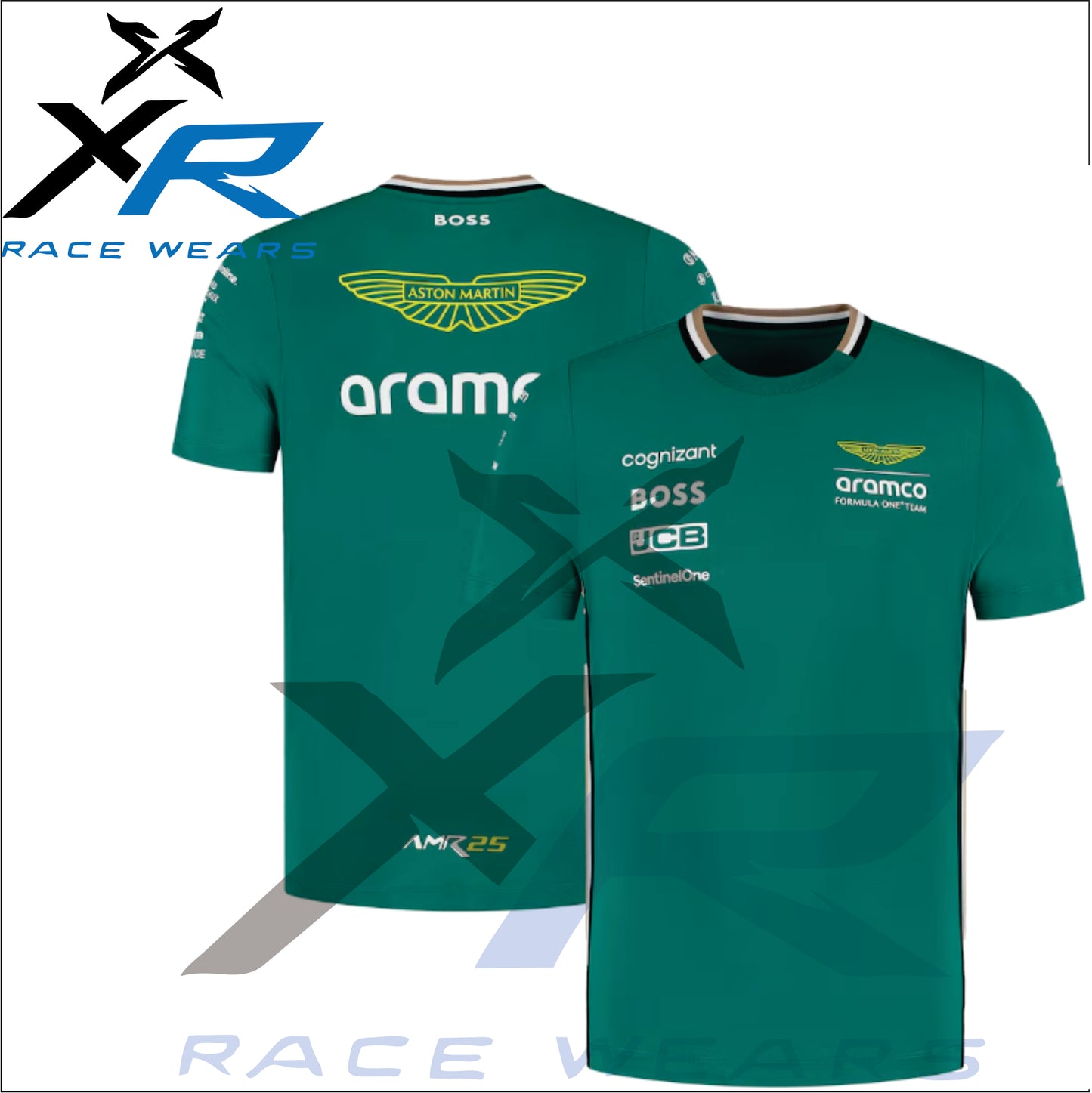 Aston Martin Aramco Cognizant F1 2025 Team T-Shirt